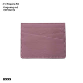 Leather Oil Edge Oblique Thin CardHolder