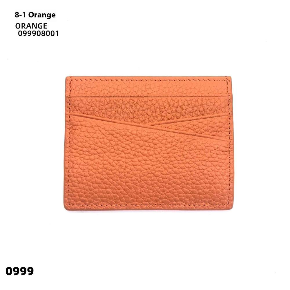 Leather Oil Edge Oblique Thin CardHolder