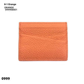 Leather Oil Edge Oblique Thin CardHolder