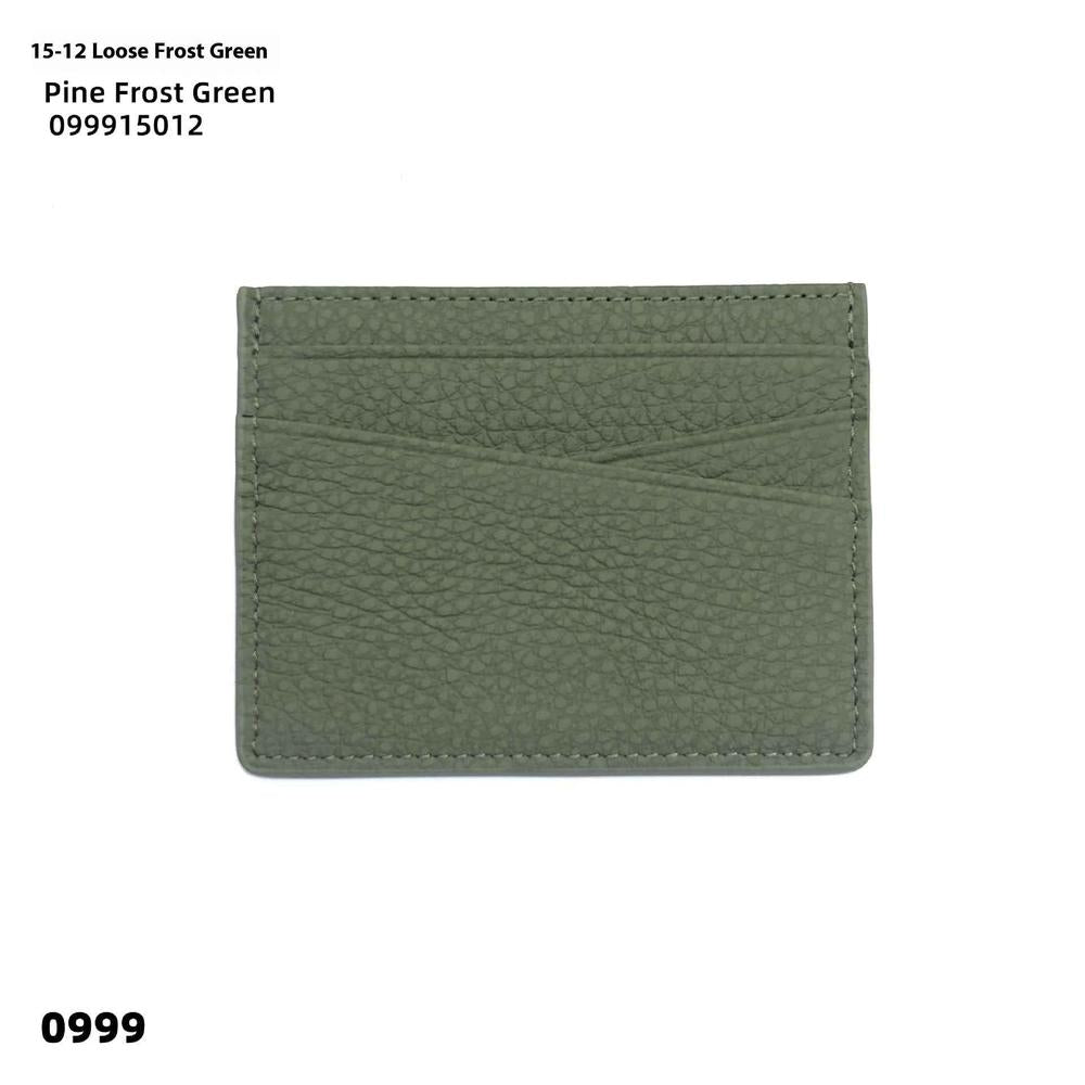 Leather Oil Edge Oblique Thin CardHolder