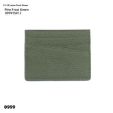 Leather Oil Edge Oblique Thin CardHolder