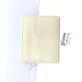 Leather Oil Edge Oblique Thin CardHolder
