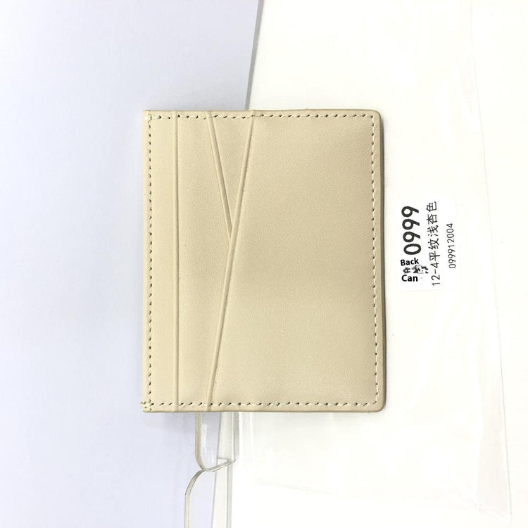 Leather Oil Edge Oblique Thin CardHolder