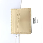 Leather Oil Edge Oblique Thin CardHolder