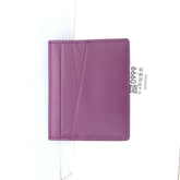 Leather Oil Edge Oblique Thin CardHolder