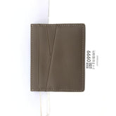 Leather Oil Edge Oblique Thin CardHolder