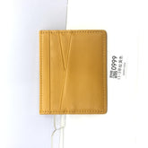 Leather Oil Edge Oblique Thin CardHolder