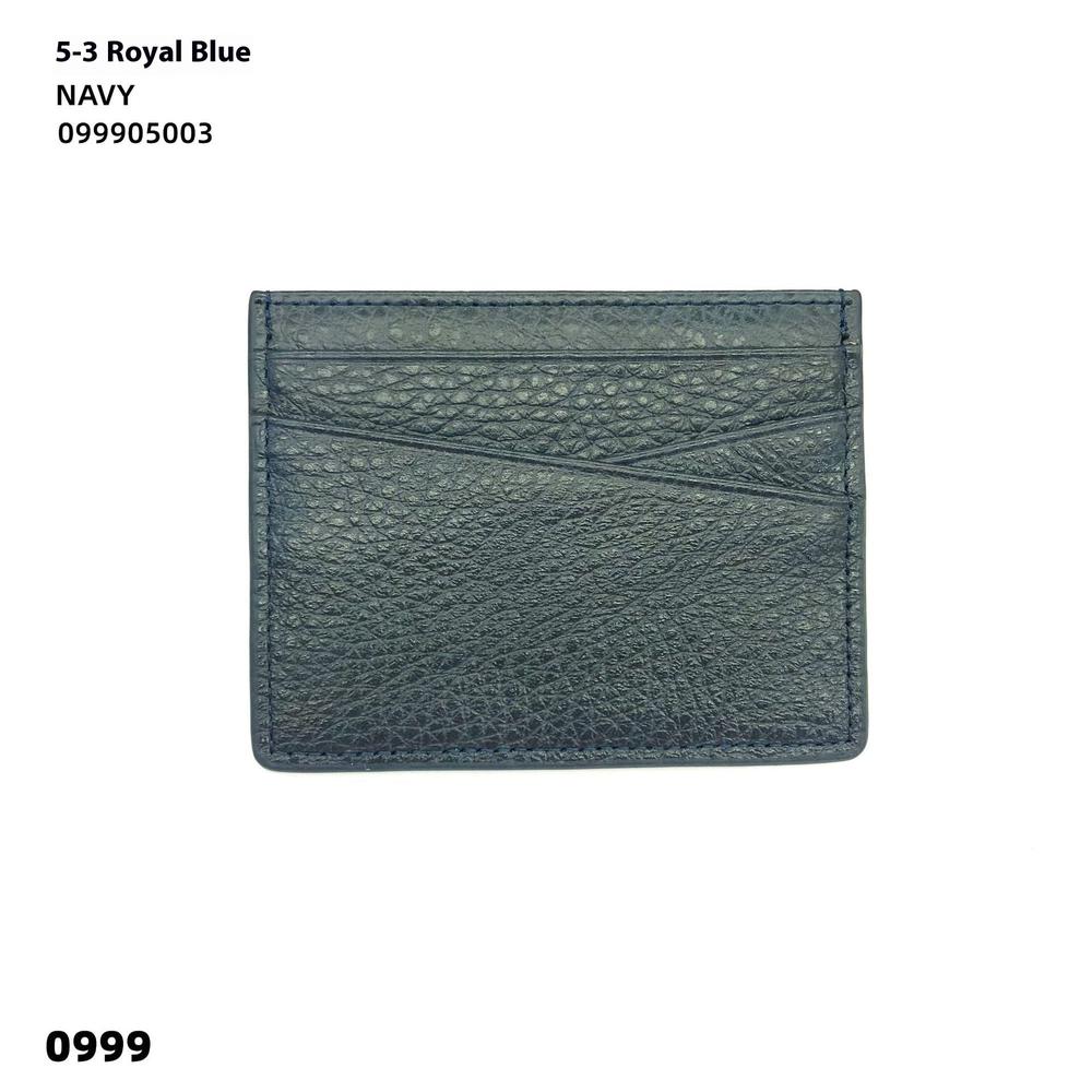 Leather Oil Edge Oblique Thin CardHolder