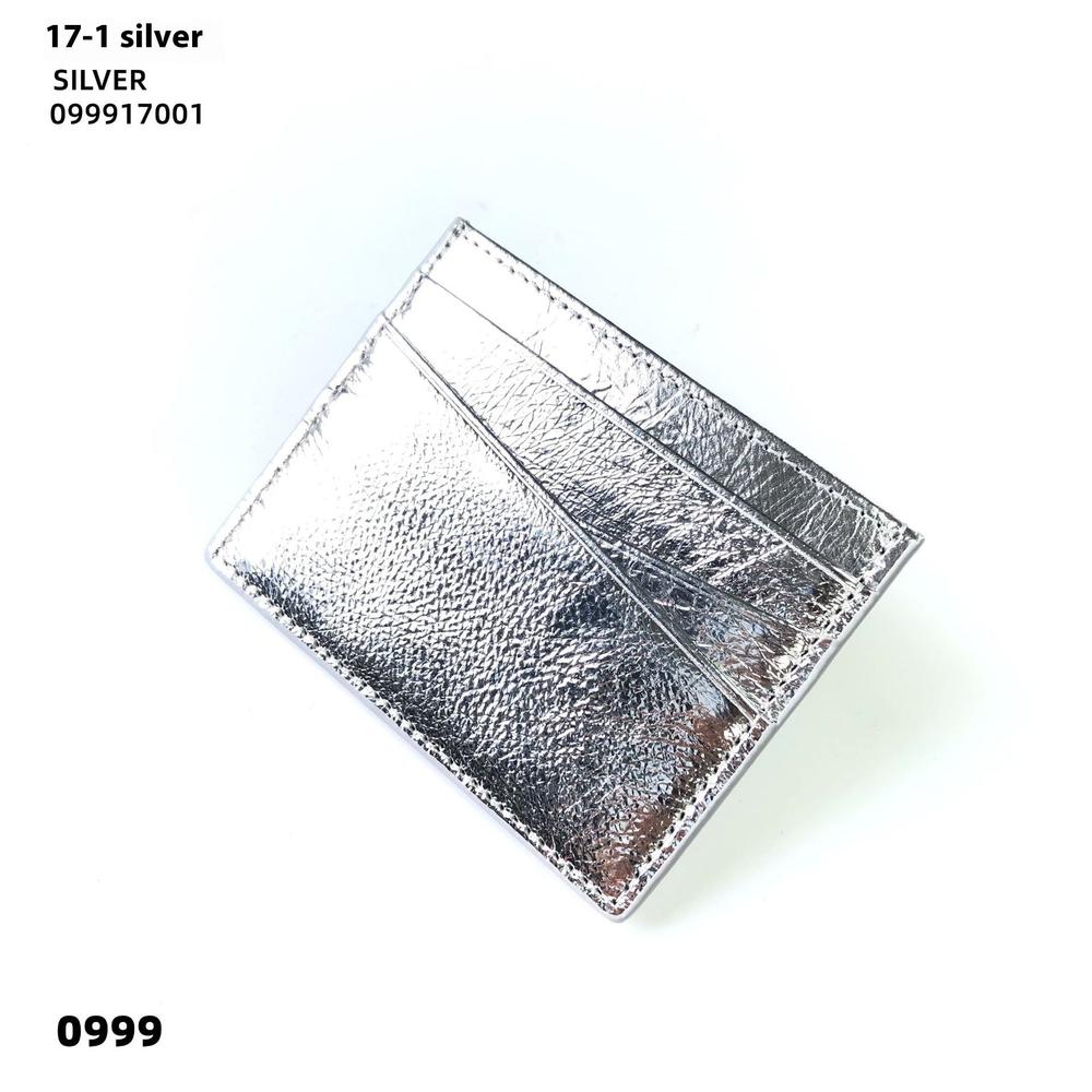 Leather Oil Edge Oblique Thin CardHolder