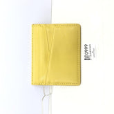 Leather Oil Edge Oblique Thin CardHolder