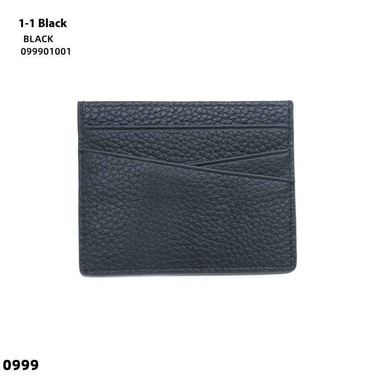 Leather Oil Edge Oblique Thin CardHolder