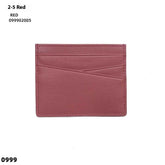 Leather Oil Edge Oblique Thin CardHolder