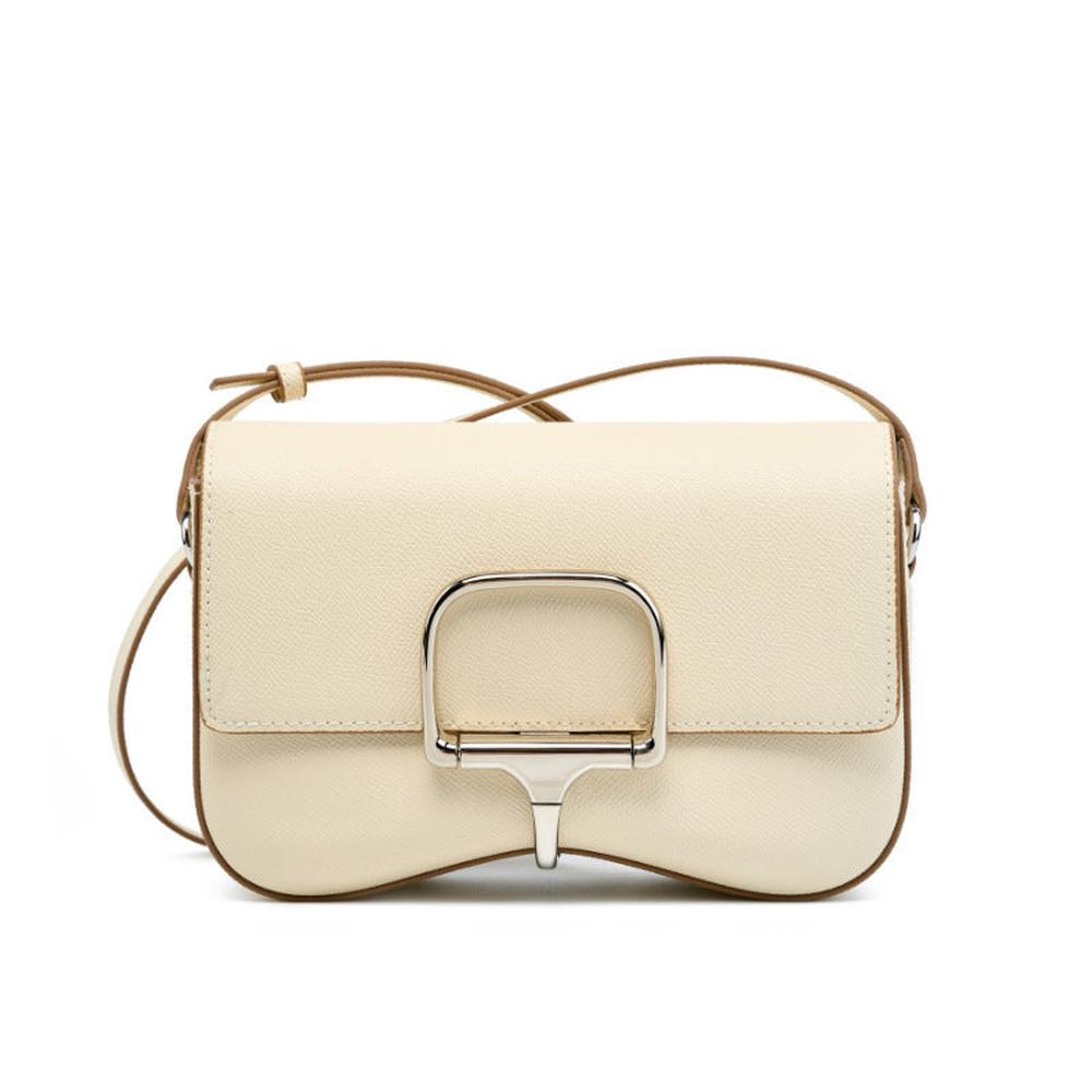 Leather Palm Print Crossbody Bag