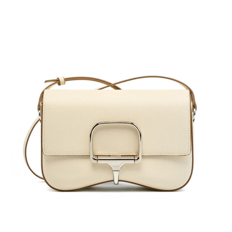 Leather Palm Print Crossbody Bag