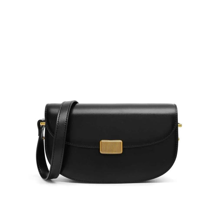Leather Retro chic and durable style Saddle Bag