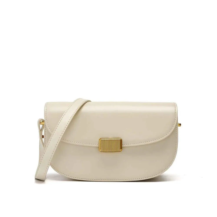 Leather Retro chic and durable style Saddle Bag