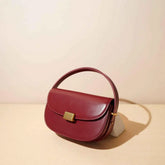 Leather Retro chic and durable style Saddle Bag