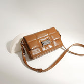 Leather Small Square Crossbody Bag