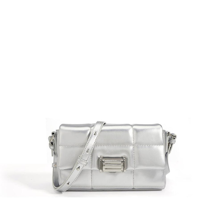 Leather Small Square Crossbody Bag