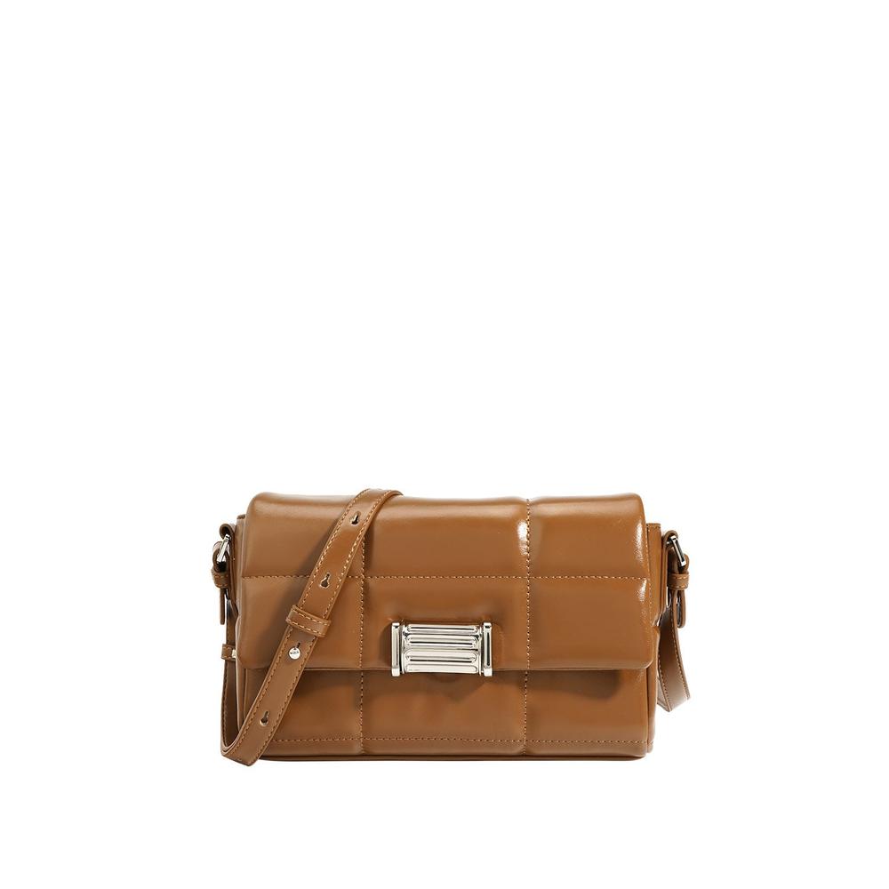 Leather Small Square Crossbody Bag