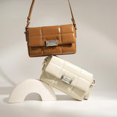 Leather Small Square Crossbody Bag
