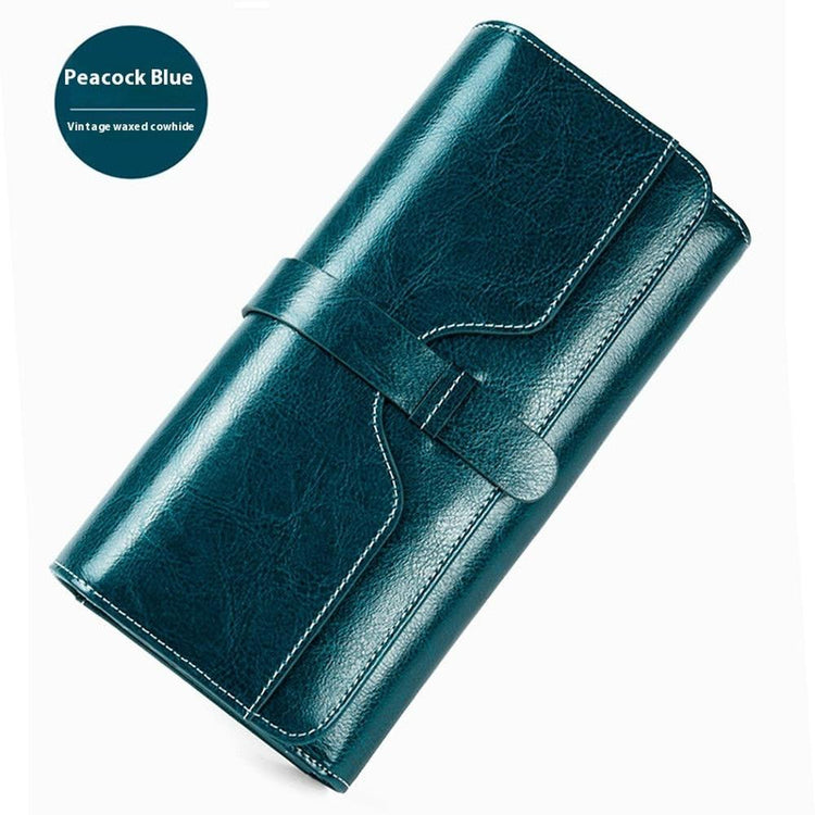 Leather Tri Fold Wallet