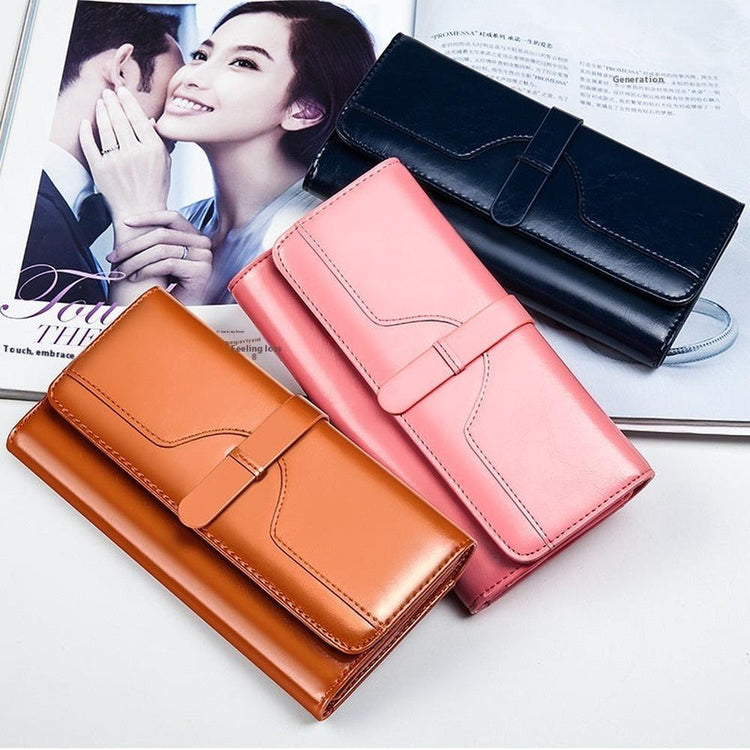 Leather Tri Fold Wallet