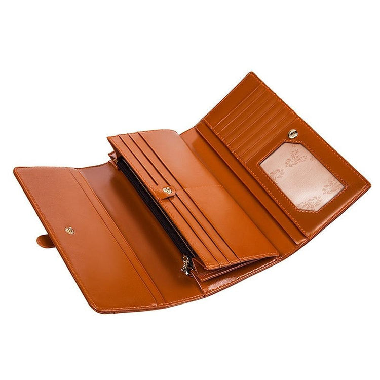 Leather Tri Fold Wallet