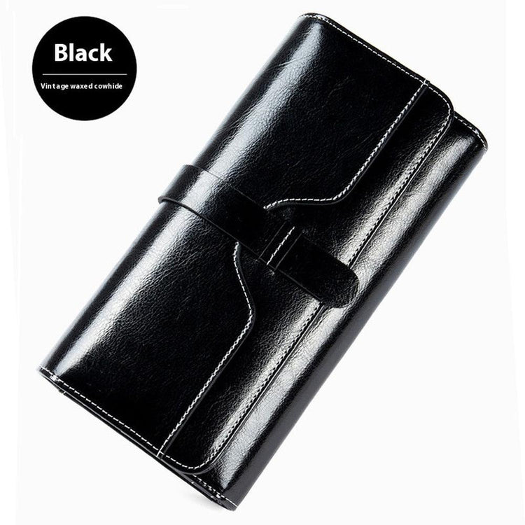 Leather Tri Fold Wallet