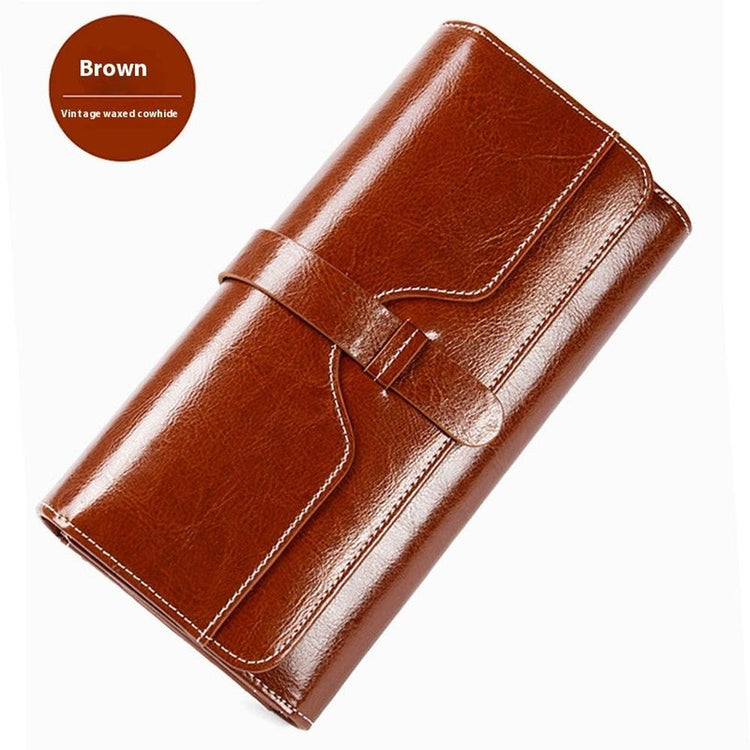 Leather Tri Fold Wallet