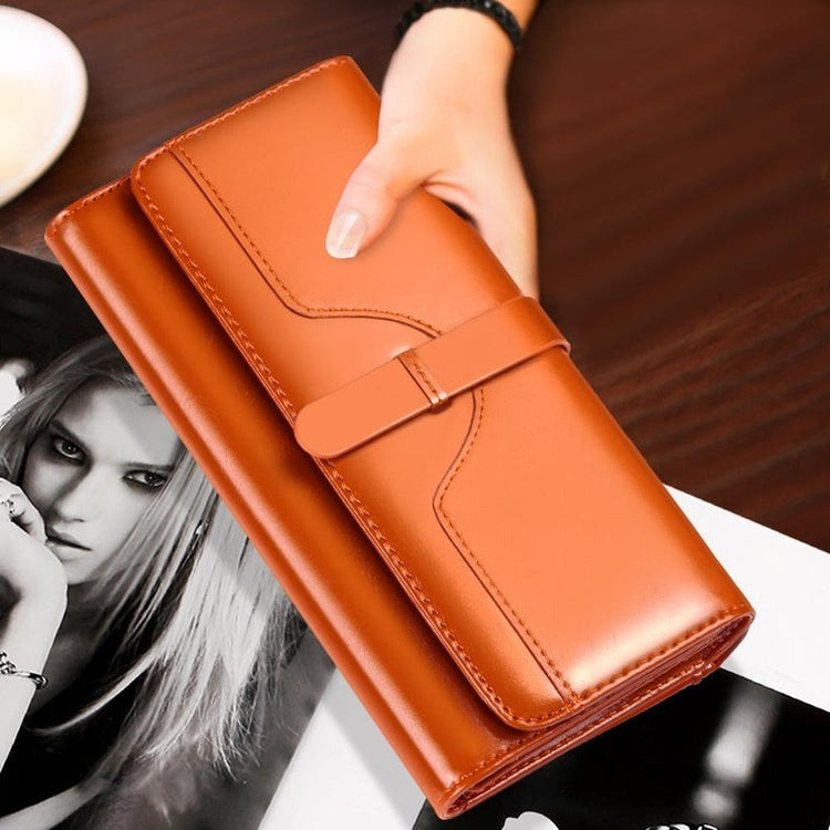 Leather Tri Fold Wallet