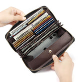 Long High-Grade Leather Wallet for Women