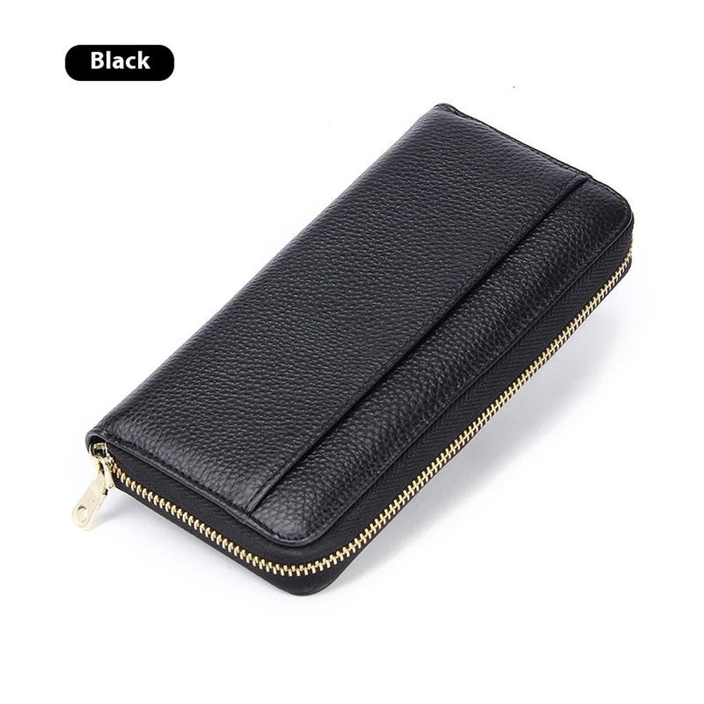Long High-Grade Leather Wallet for Women
