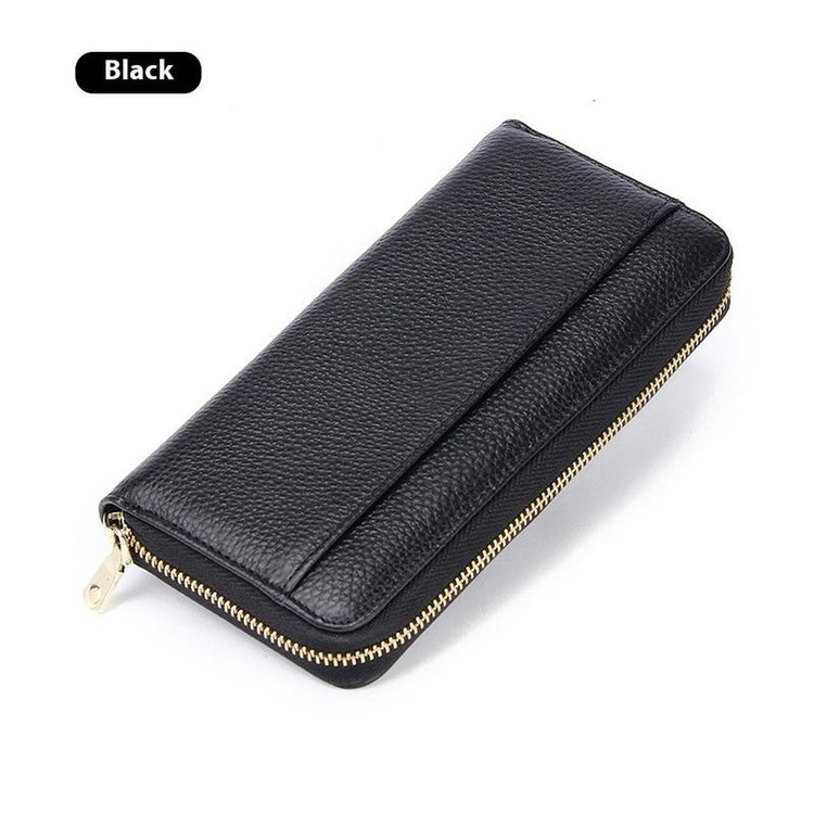 Long High-Grade Leather Wallet for Women