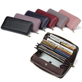 Long High-Grade Leather Wallet for Women