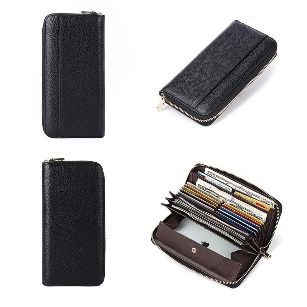 Long High-Grade Leather Wallet for Women