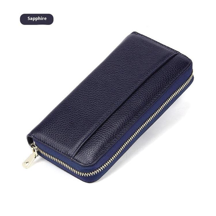 Long High-Grade Leather Wallet for Women