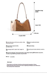 Matte Leather Shoulder Messenger Bag