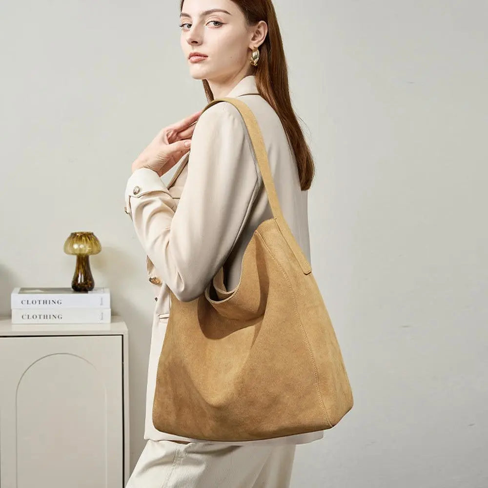 Matte Suede High-grade Tote Bag