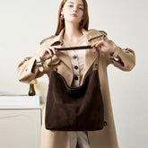 Matte Suede High-grade Tote Bag