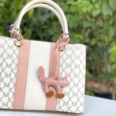Mini CAT Leather Bag Pendant
