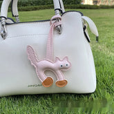 Mini CAT Leather Bag Pendant