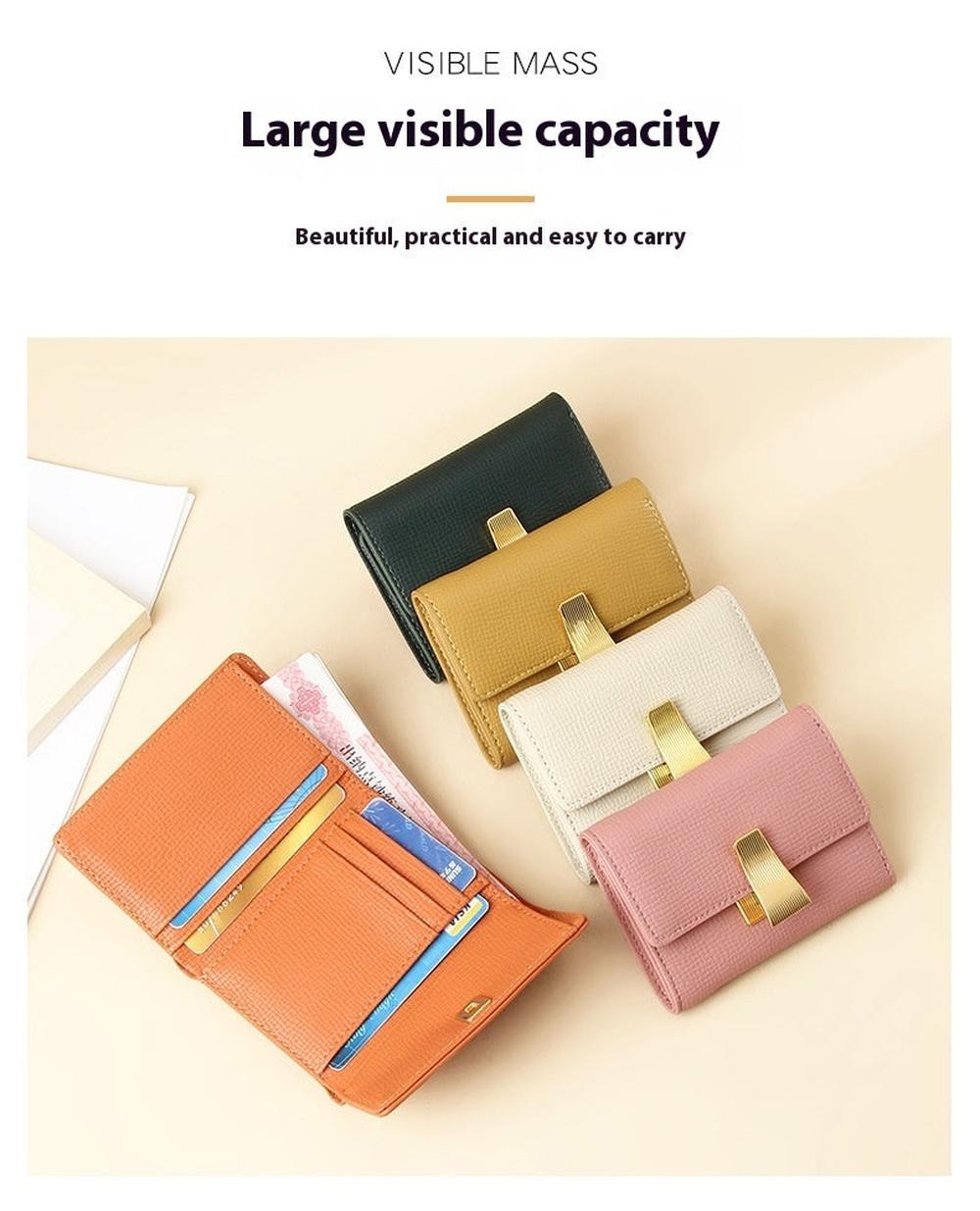 Multiple Card Slots Multi-functional Leather Wallet