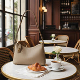 New Genuine Leather Dumpling Shoulder Bag