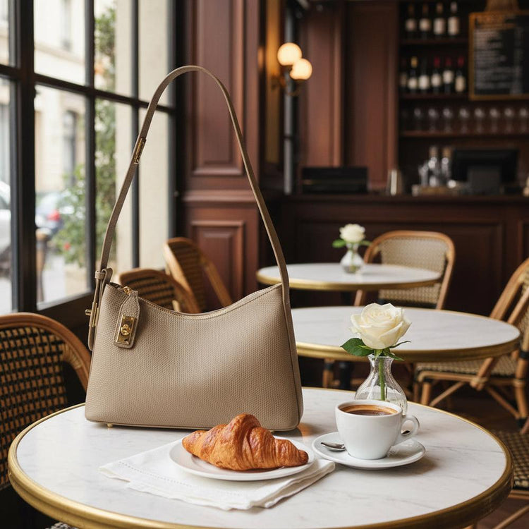 New Genuine Leather Dumpling Shoulder Bag