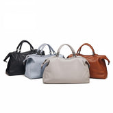 New Genuine pillow shaped Leather Handbag