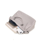 New Genuine pillow shaped Leather Handbag