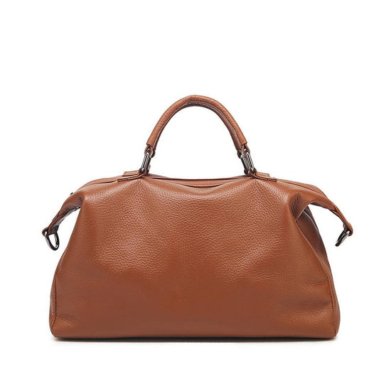 New Genuine pillow shaped Leather Handbag