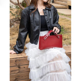 New Versatile Handheld Leather Shoulder Bag