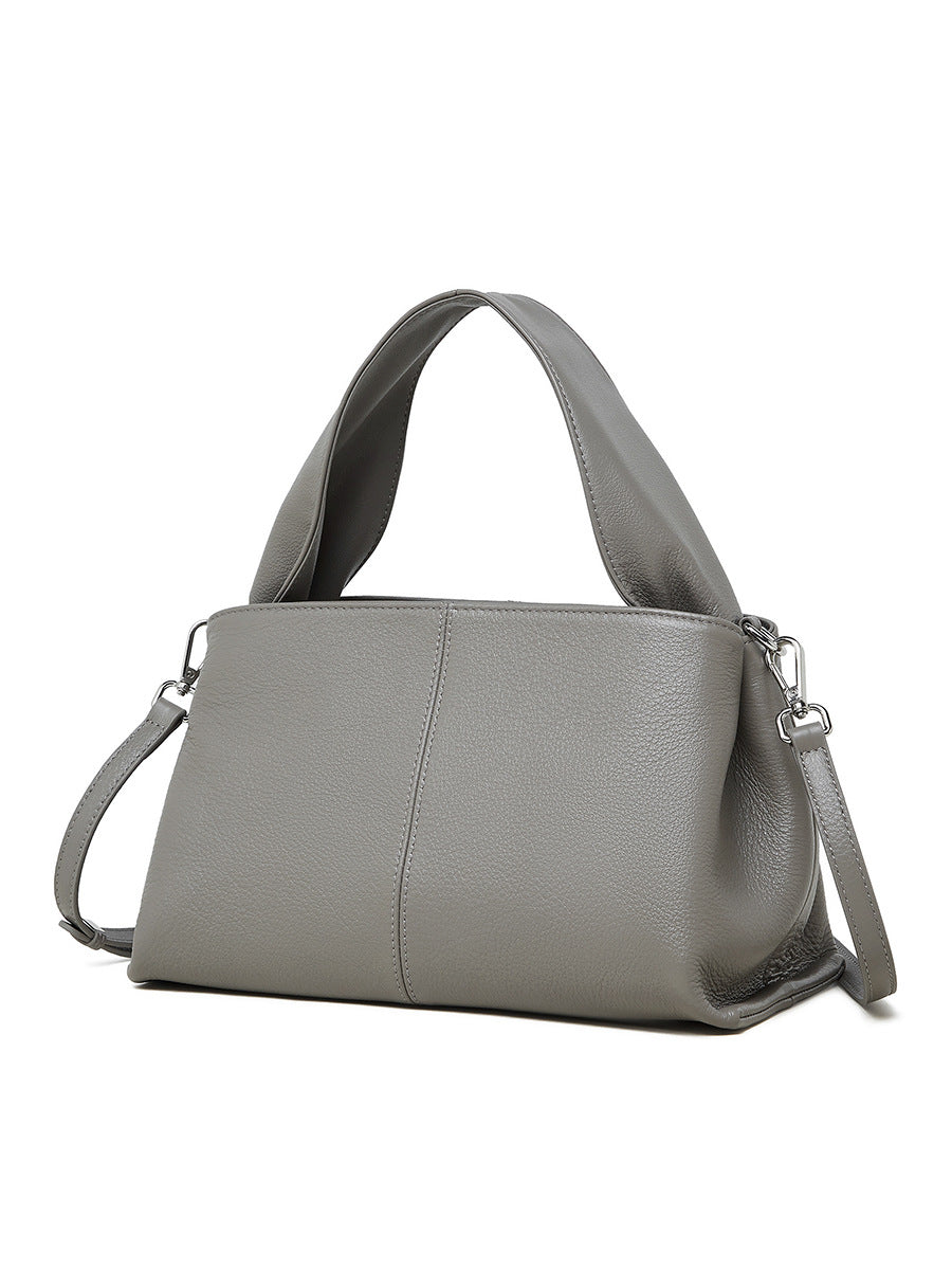 Sac à main rétro de couleur unie